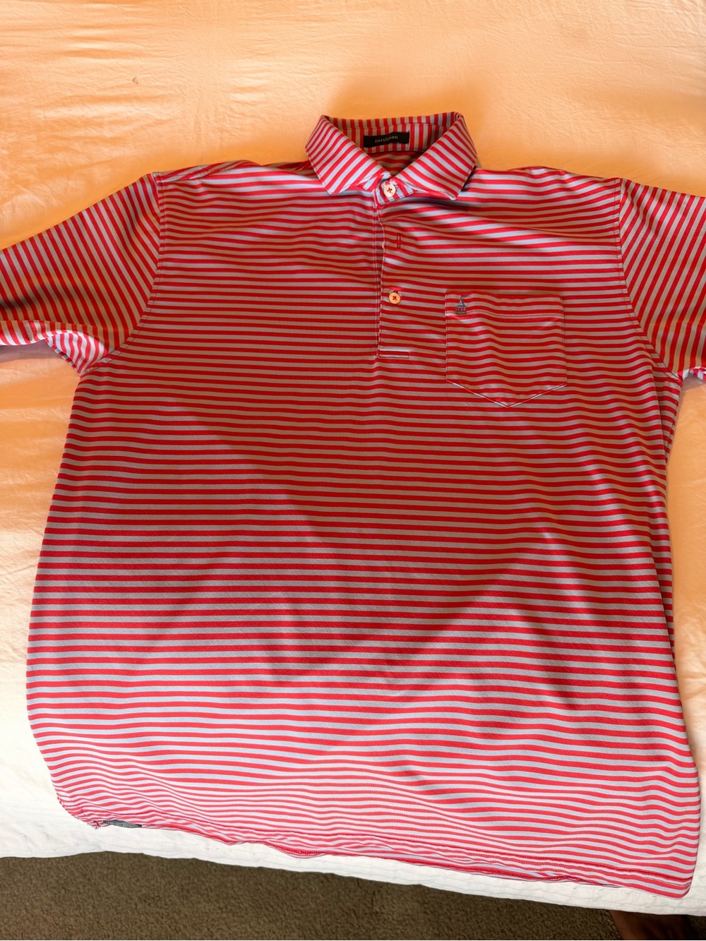Men's Turtleson Jekyll Island Striped Polo Shirt